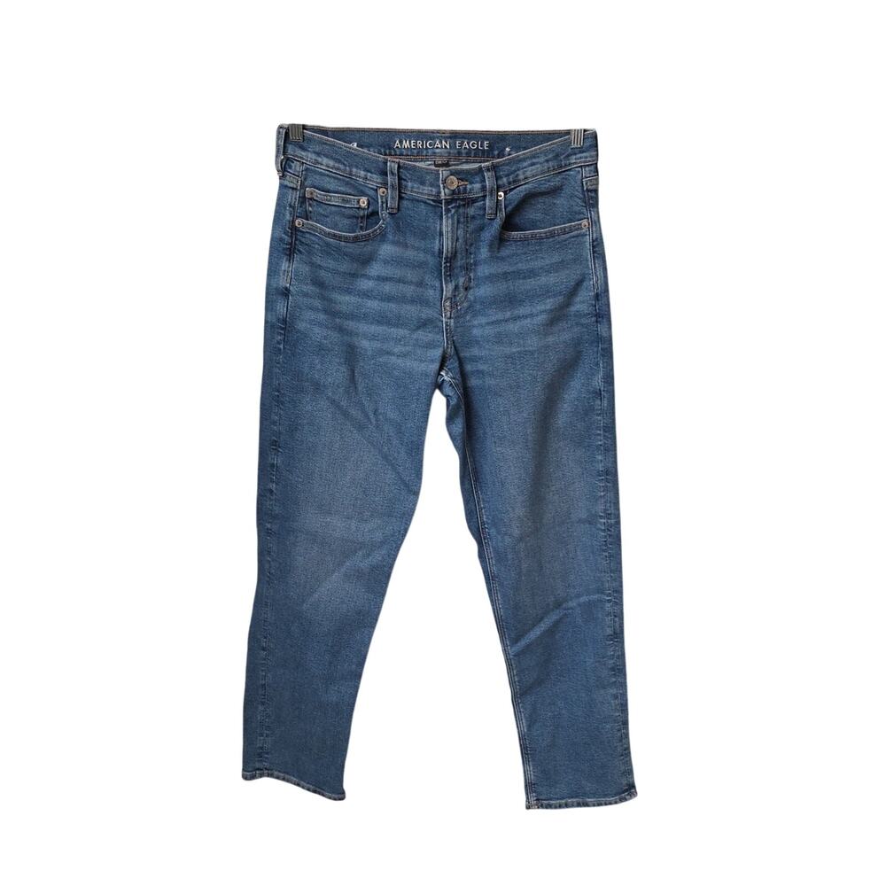American Eagle 90s Straight Medium Wash Jeans Womens Size 8
